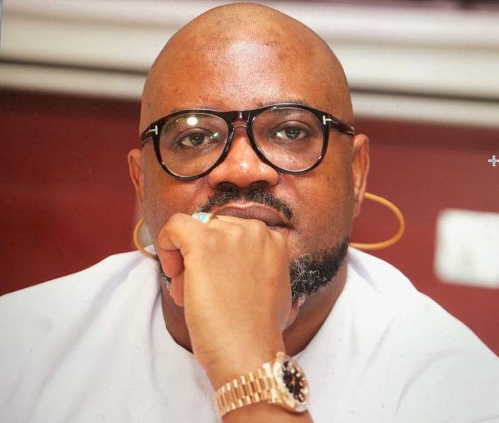 Lanre Alfred at the Book The Titans Presentation Protea Hotel Lagos Nigeria Dec 2018