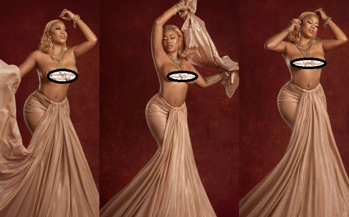 Screenshot 2021 03 01 Fashion entrepreneur Toyin Lawani poses topless as she releases stylish photos to celebrate her 39th...