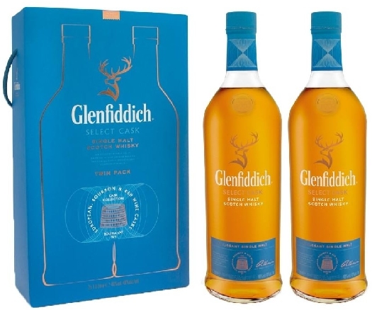 glenfiddich select cask 40 2x1l twinpack.8488 1