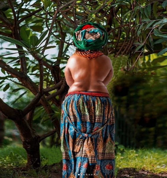 Screenshot 2021 07 24 at 12 49 16 See Photos As Nigerian Actress Clarion Chukwurah Goes Topless For Her 57th