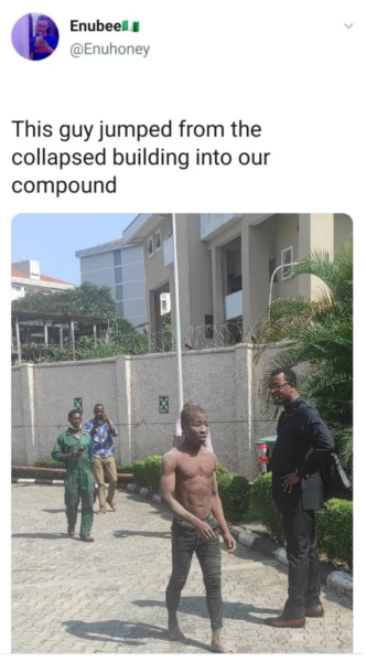 Screenshot 2021 11 08 at 14 02 28 19 year old survivor of Ikoyi building collapse narrates escape story says he jumped fro...