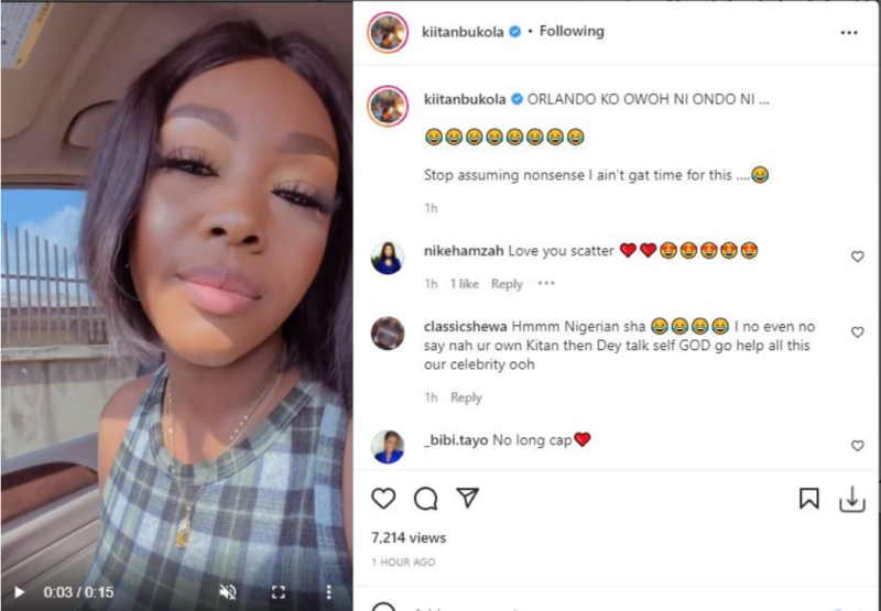 Screenshot 2022 01 19 at 18 16 07 Actress Kiitan Bukola reacts after being dragged for dating married man responsible for ...