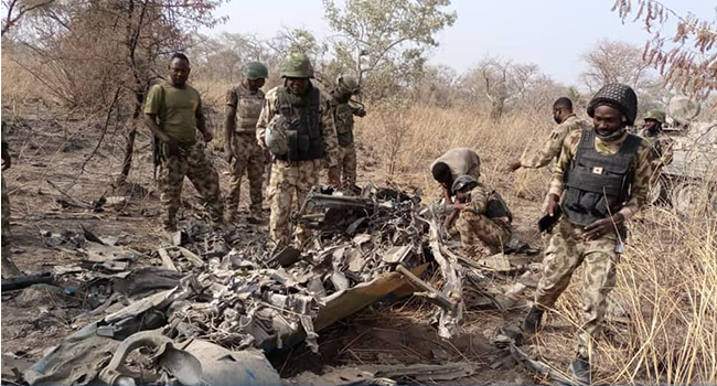 Screenshot 2022 03 26 at 19 28 56 Wreckage Of Military Jet That Disappeared In 2021 Found In Sambisa Forest