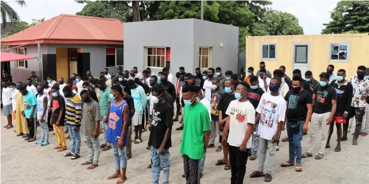 Screenshot 2022 03 30 at 20 30 37 80 Suspected Yahoo Boys Arrested In Ibadan Another 40 In Enugu The Blog Online