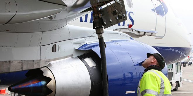 fuelling an aircraft