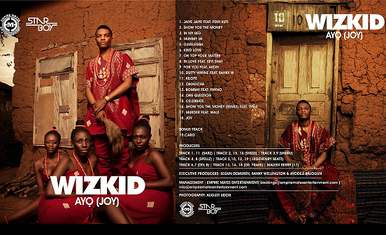 Wizkid Ayo Album feat1