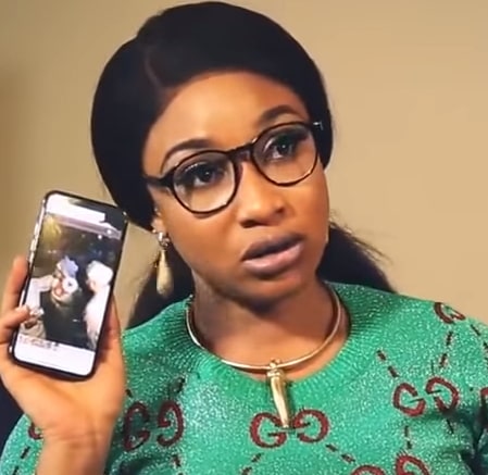 tonto dikeh angry woman
