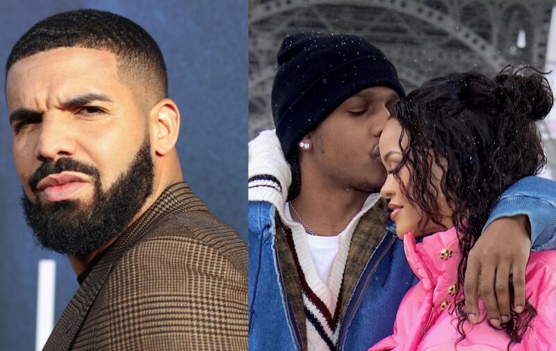 Drake unfollowed Rihanna after announcing her pregnancy hes really upset scaled