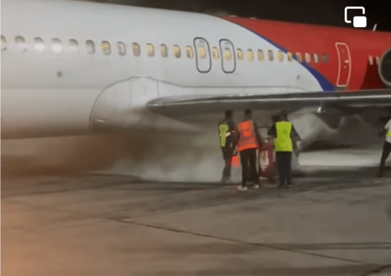 Screenshot 2022 05 03 at 09 25 54 Nigerians Question Dana Airline Safety As Plane Catches Fire During Take Off Again