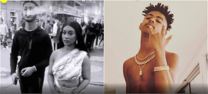 Screenshot 2022 05 20 at 11 26 59 He is following his fathers footsteps JJC Skillzs babymama proudly shows off son smoking Kemi Filani News