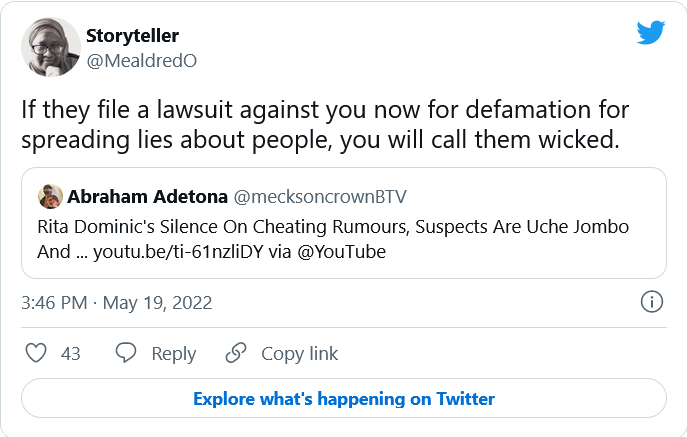 Screenshot 2022 05 20 at 12 47 31 Mildred Okwo dismisses rumoured crisis in Rita Dominics marriage