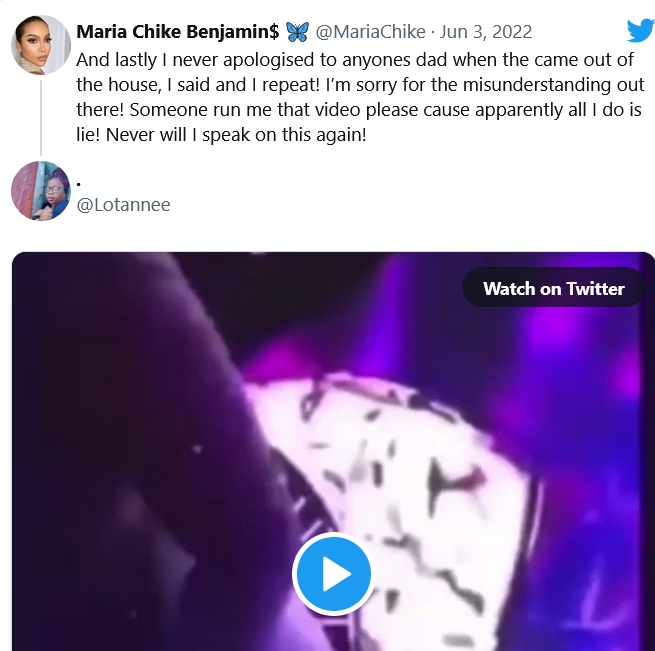 Screenshot 2022 06 04 at 12 08 21 BBNReunion Netizens dig up video of Maria apologizing to Angels dad after denying such events