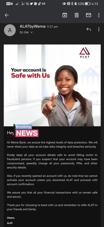 Screenshot 2022 06 04 at 13 07 50 FCCPC Asks Wema Bank to Come Clean on Strange Messages to Non Customers