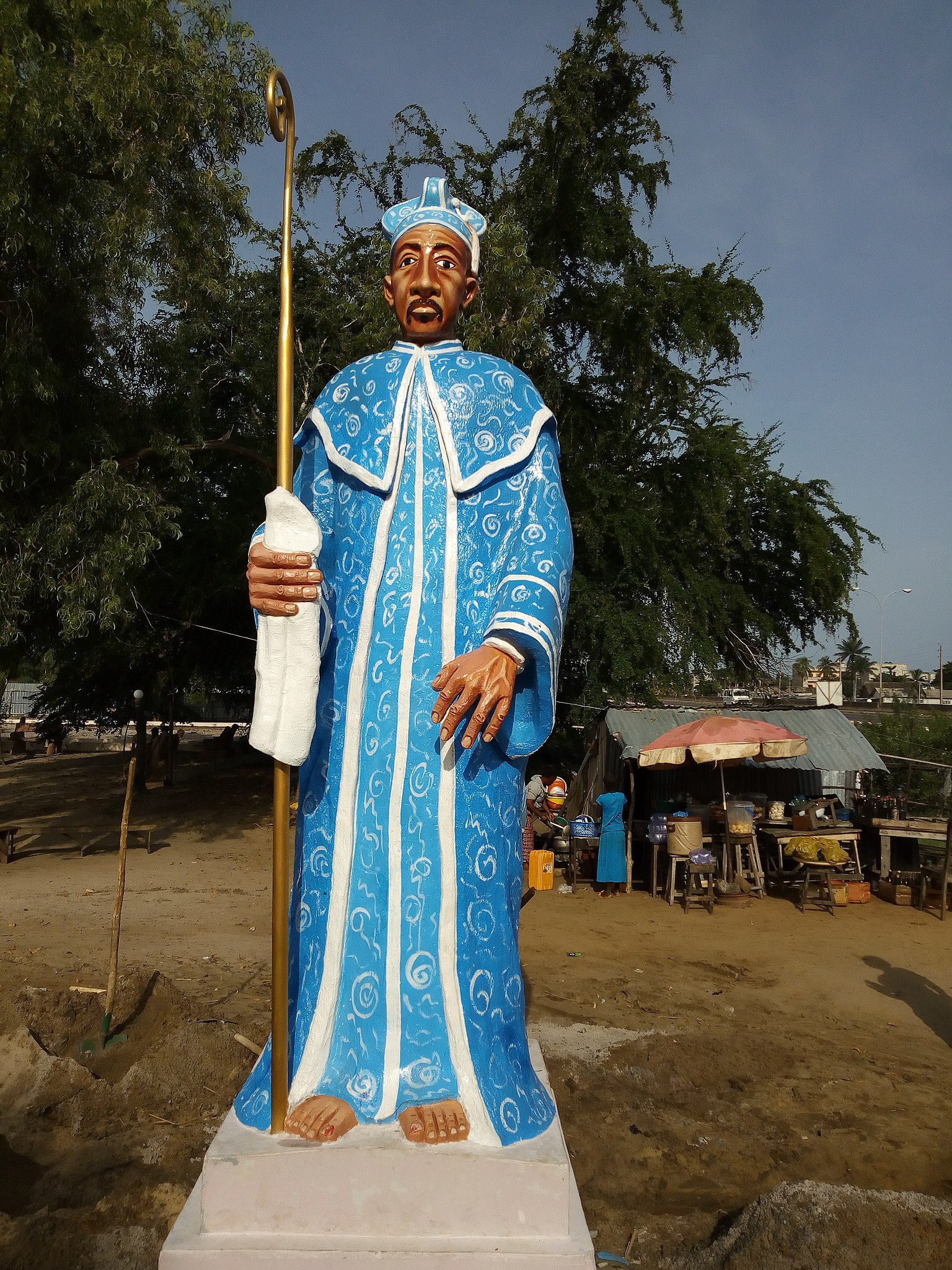 statue du prophète oshoffa érigé à sème podji
