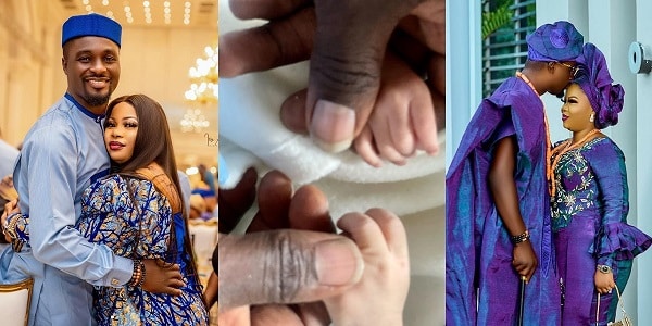 actor adeniyi johnson, wife welcome twin after seven year wait