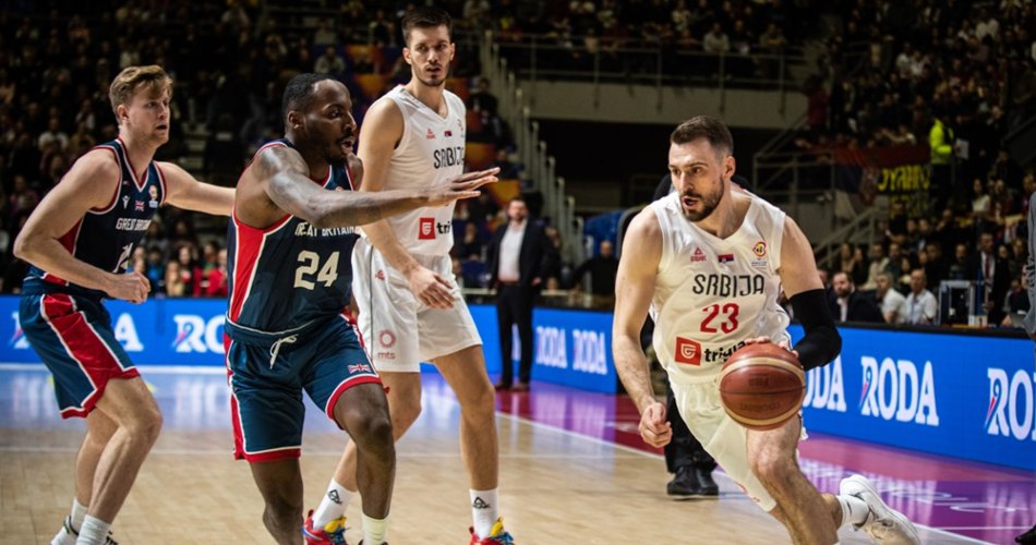serbia defeats britain, qualifies for basketball world cup