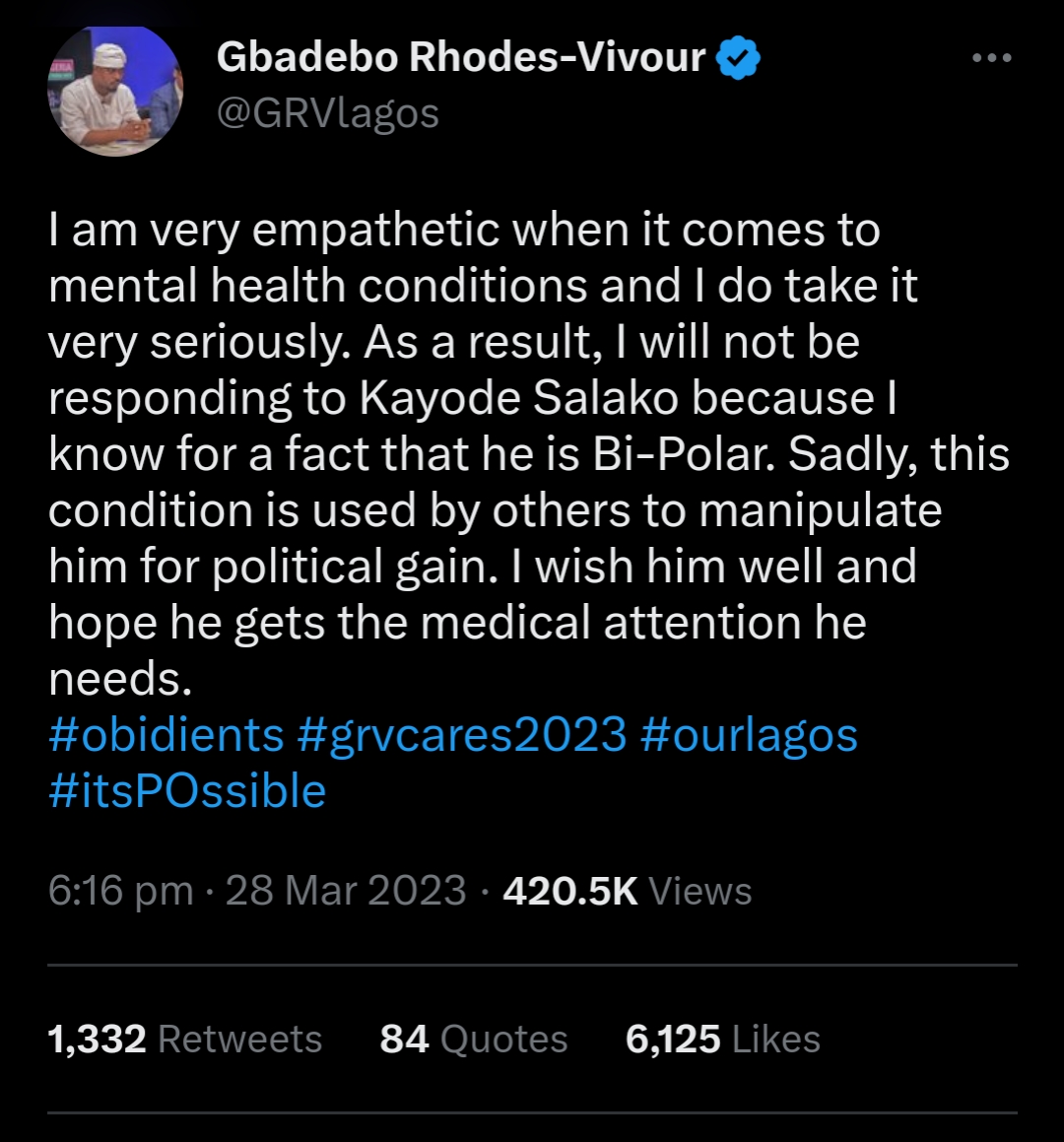 Bi-polar Freelanews GRV Kayode salako