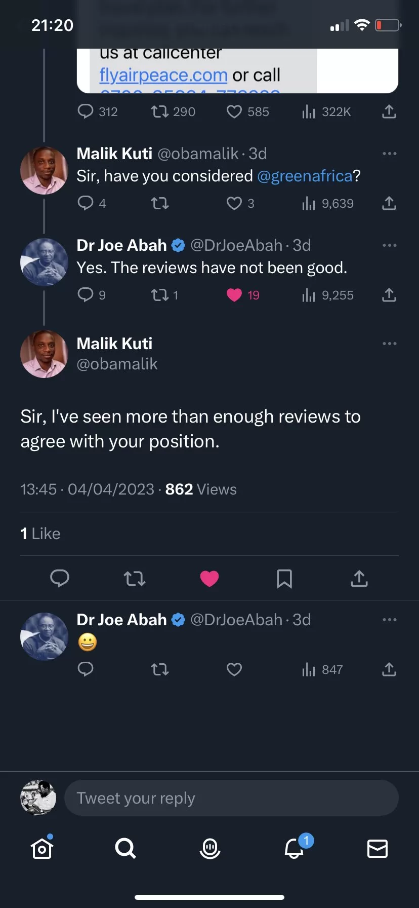 Green Africa Airline