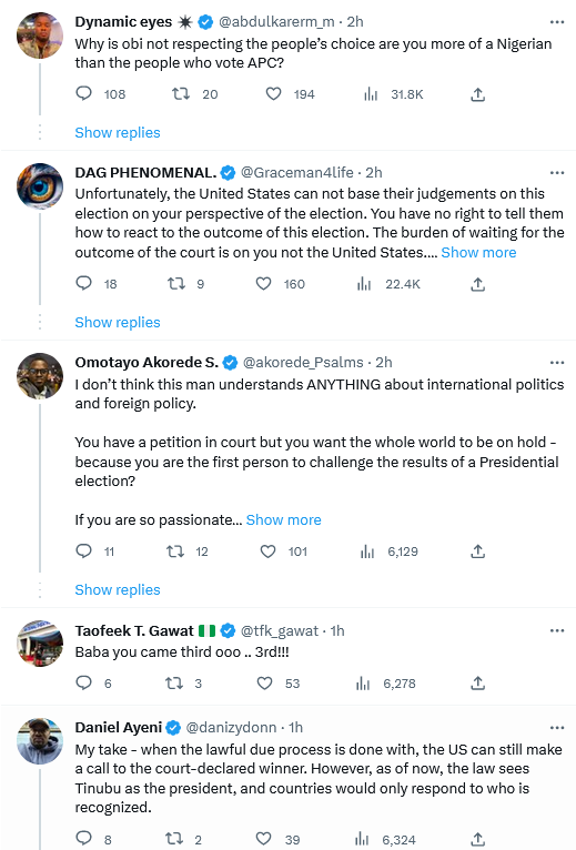 2023 05 19 at 12 42 19 Peter Obi on Twitter