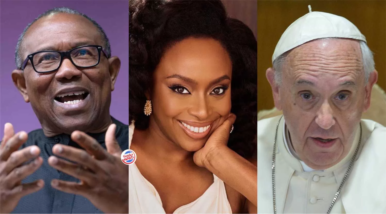 obi, adichie, pope