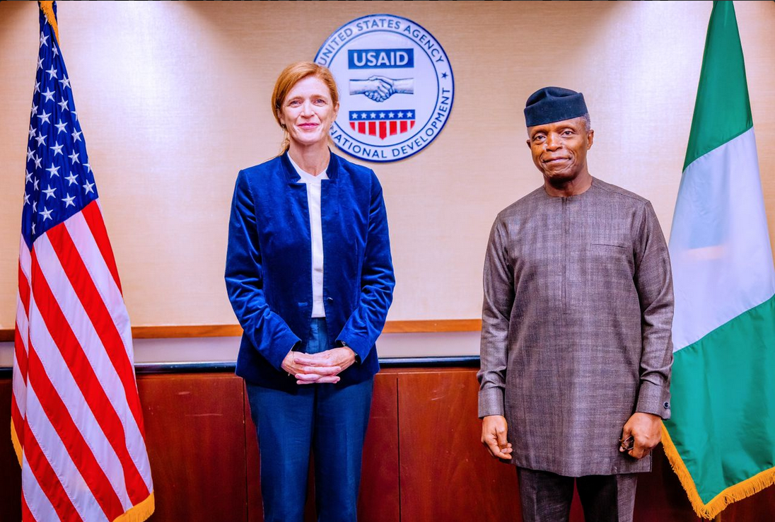 2023 06 01 at 14 40 39 VP Osinbajo Meets With The Administrator Of USAID Samantha J Power At The USAID Agency In Washington DC USA On 02 09 2022