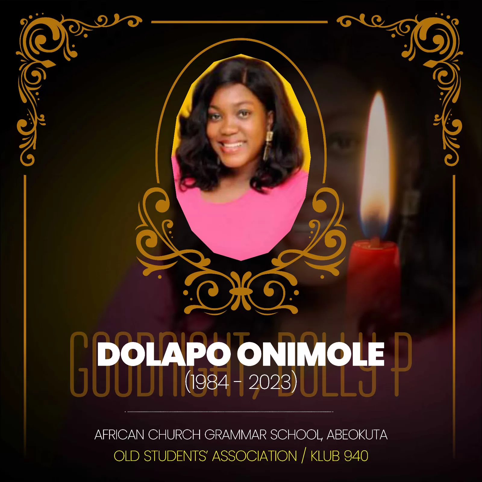 Late Dolapo Onimole
