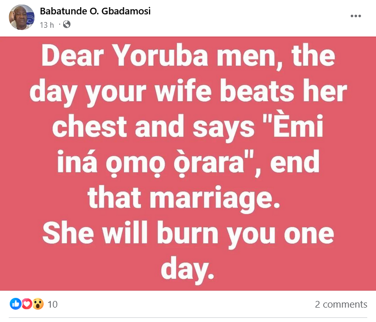 Babatunde Gbadamosi freelanews