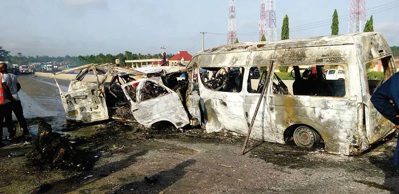 26 burnt to death in lagos ibadan exp jpg
