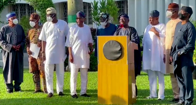 South-West governors Afenifere anthem