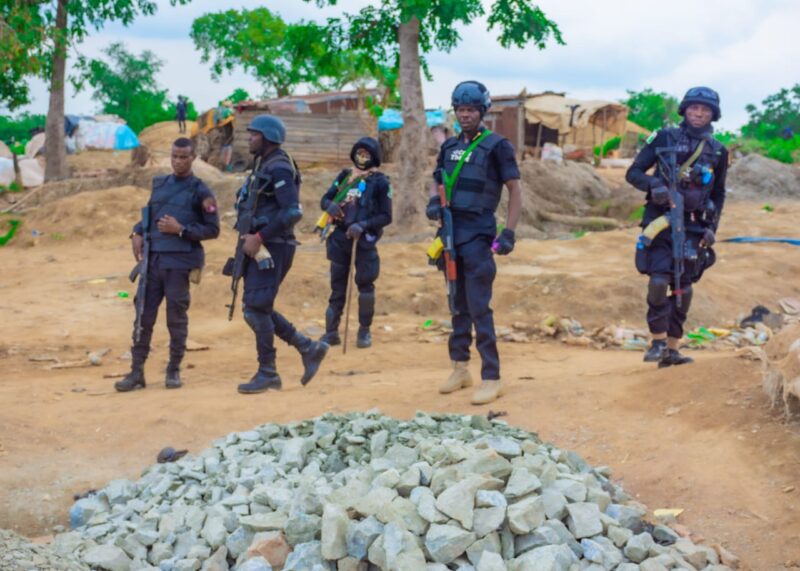 FG shuts down illegal gold mine site, arrest seven