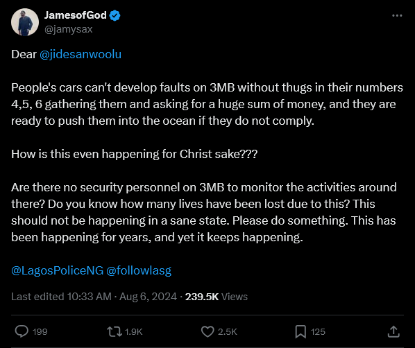 Third Mainland Bridge thugs