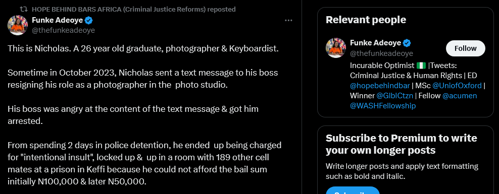 Employee unlawfully jailed3