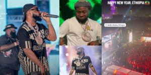 Singer Davido dishes out magnetic stage performance as Ethiopia enters the year 2017 Video 696x348 1