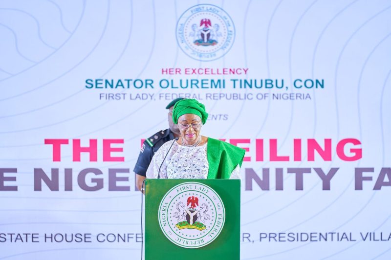 OneNigeriaUnityFabric unveiled by First Lady Oluremi Tinubu