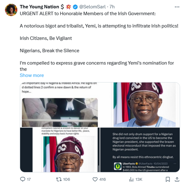 Oluwayemi Adenuga freelanews