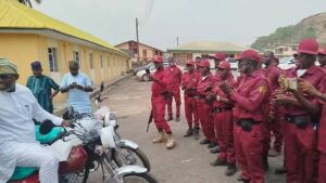 Abeokuta North Chairman Dr Lanre Oyegbola-Sodipo donates patrol bikes to Amotekun Corps, enhancing security and rapid response in the area.