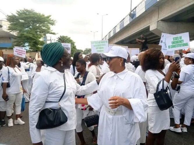 Rivers women state of emergency protest