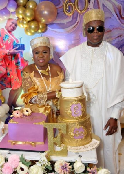 Dr Anu Esuola celebrates husband