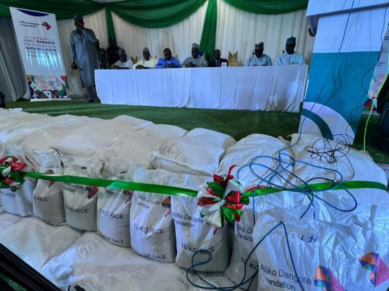 Dangote Foundation Kaduna Rice
