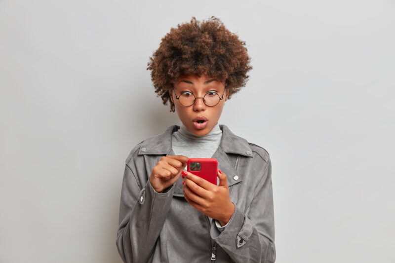 young beautiful woman with curly hair isolated scaled