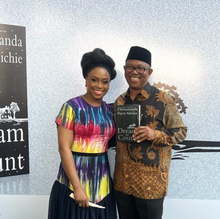 Chimamanda Adichie praises Peter Obi