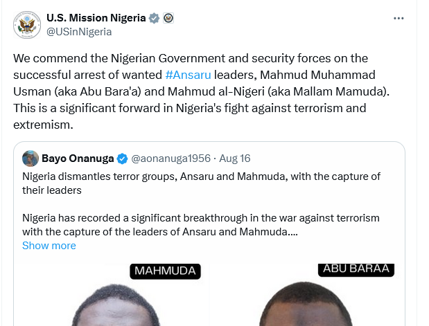 Nigeria terror fight