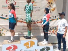 Osarenti is pedaling toward