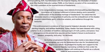 Adetola EmmanuelKing Olubadan coronation