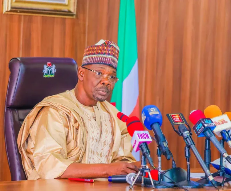 Nasarawa State Governor Abdullahi Sule decries low voter registration, urging APC leaders to mobilize residents for the 2027 elections