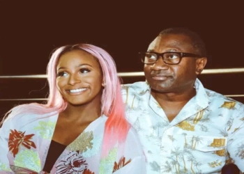 DJ Cuppy and father Femi Otedola