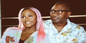 DJ Cuppy and father Femi Otedola