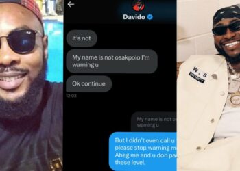 Davido threatens Tufab