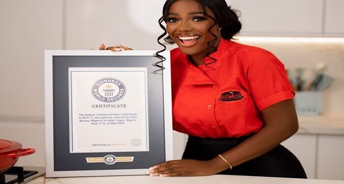 Hilda Bassey in earnest preparation to set another world record 700x470 1