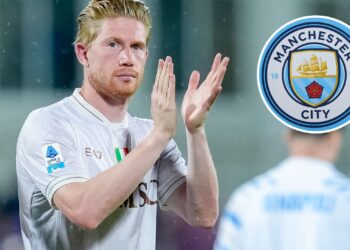 Kevin De Bruyne Napoli Man City Badge